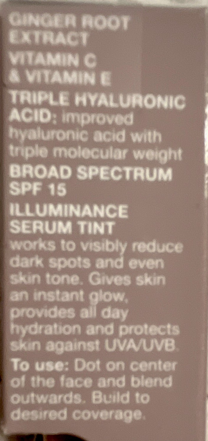 Revlon Illuminance Serum Tint SPF 15 Glow Buildable Hazel 405 0.94 fl oz