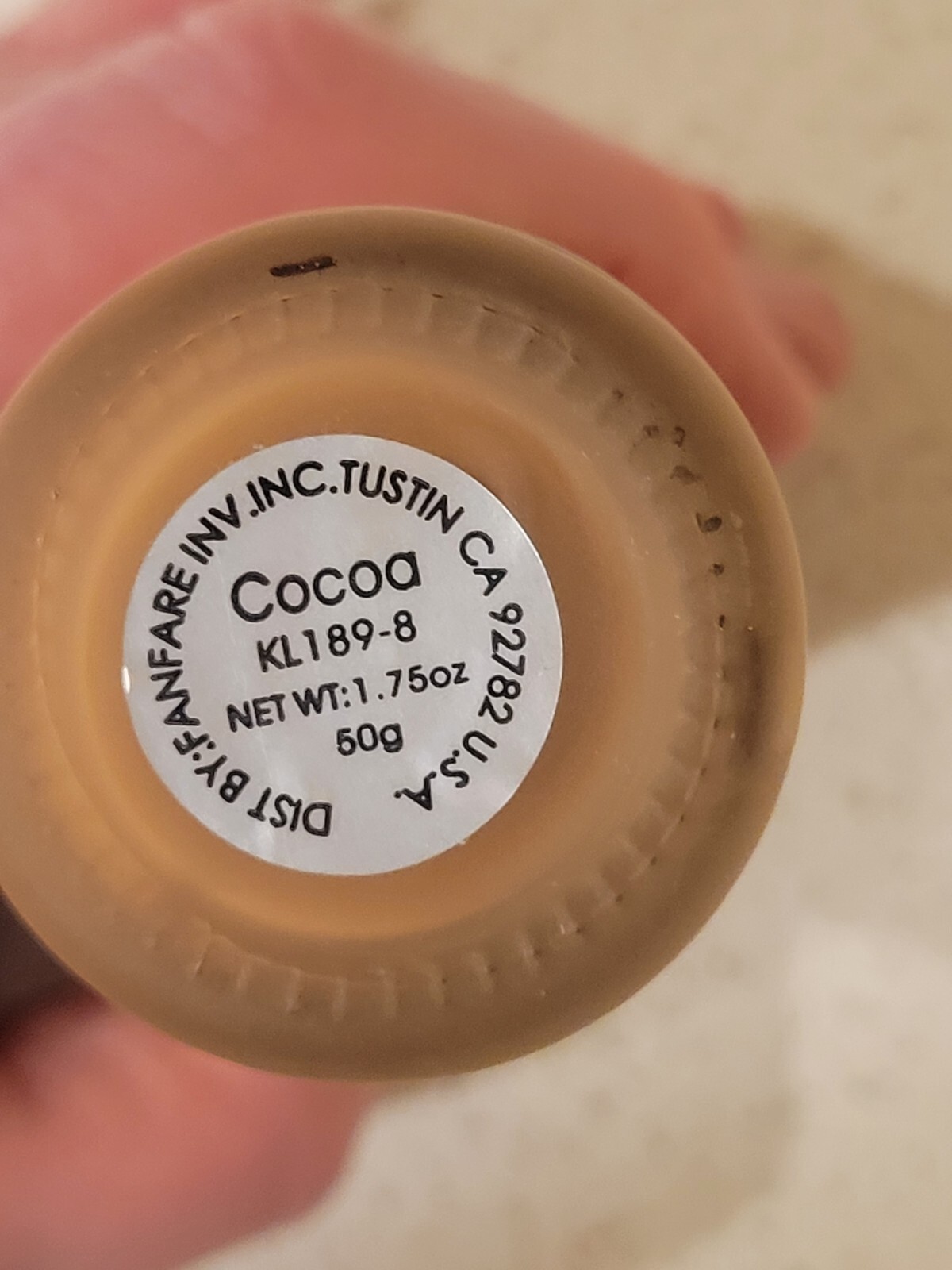 Amuse Cosmetics Full Coverage Foundation Semi Matte Finish COCOA 1.75oz BNIB