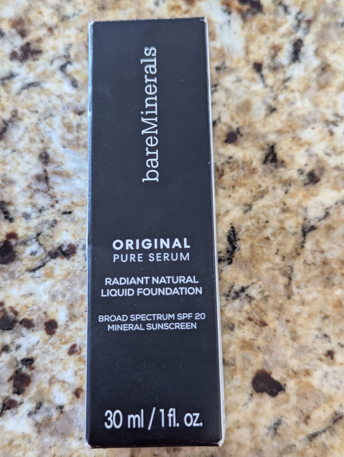 BareMinerals Pure Serum Liquid Foundation SPF20 1.5 Fair Cool 1 fl oz exp: 11/25