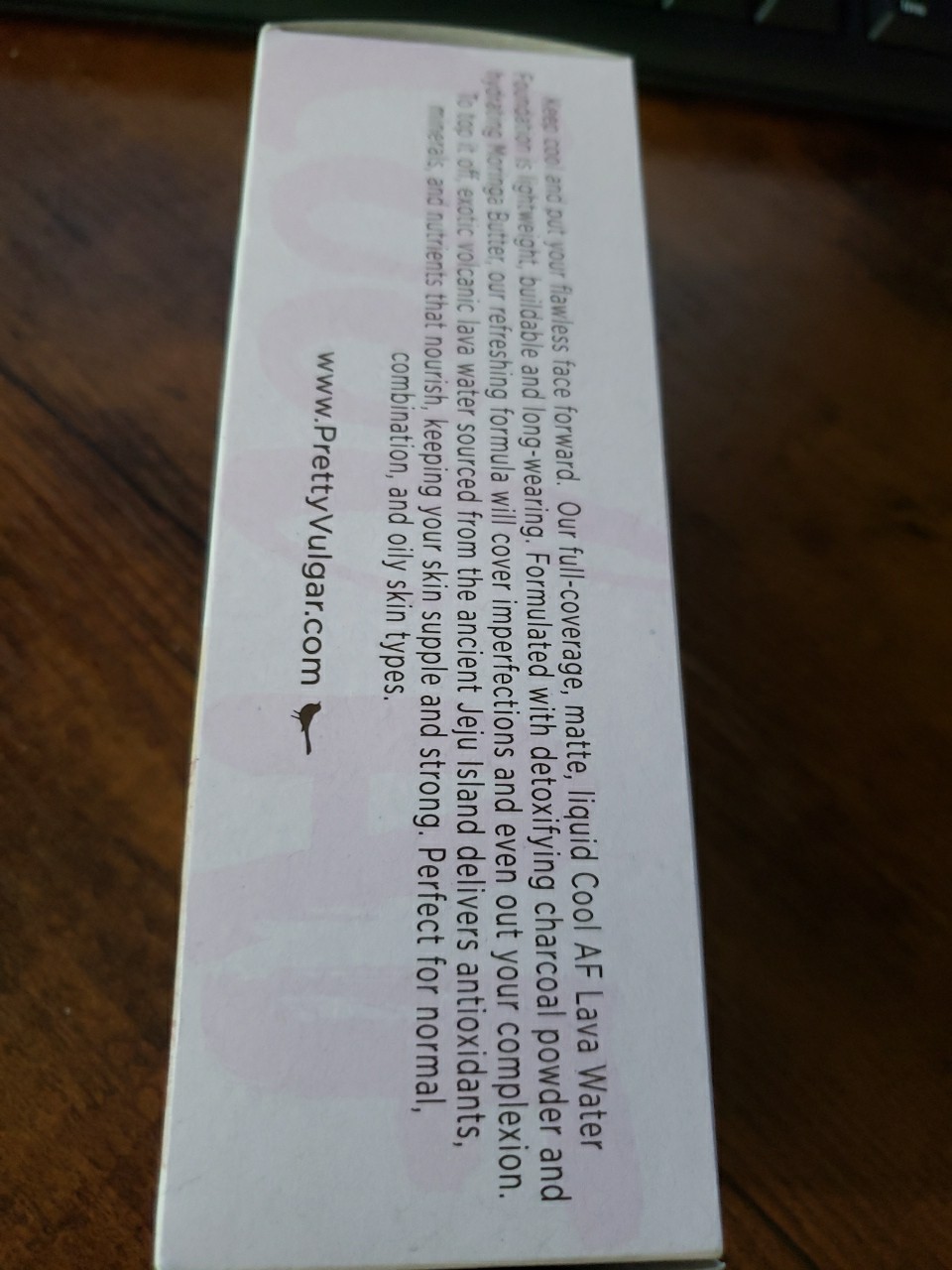 Pretty Vulgar Cool AF Lava Water Foundation – # 62 Full Frontal (Tan/Warm)