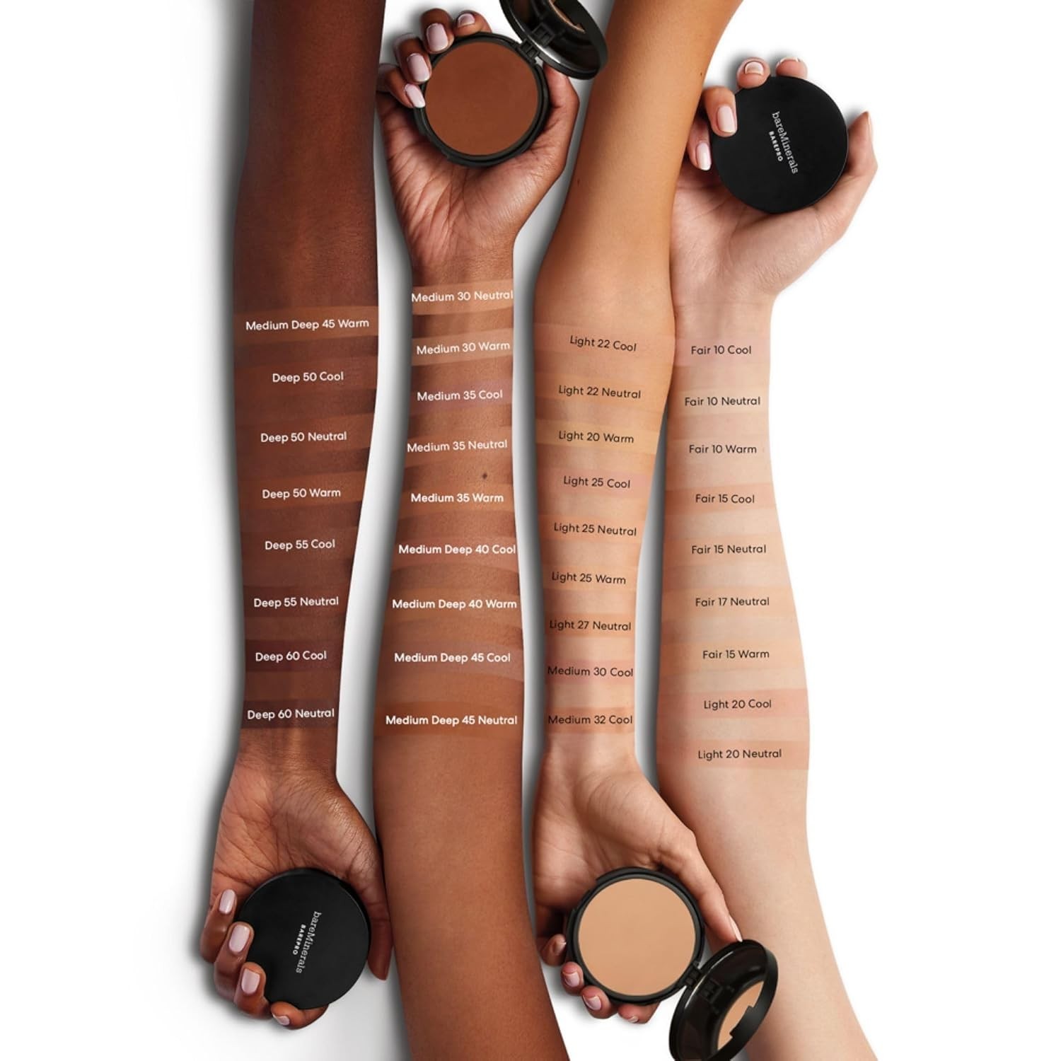 Barepro Full Coverage Matte Powder Foundation 24Hr Oil Control – 2.4oz