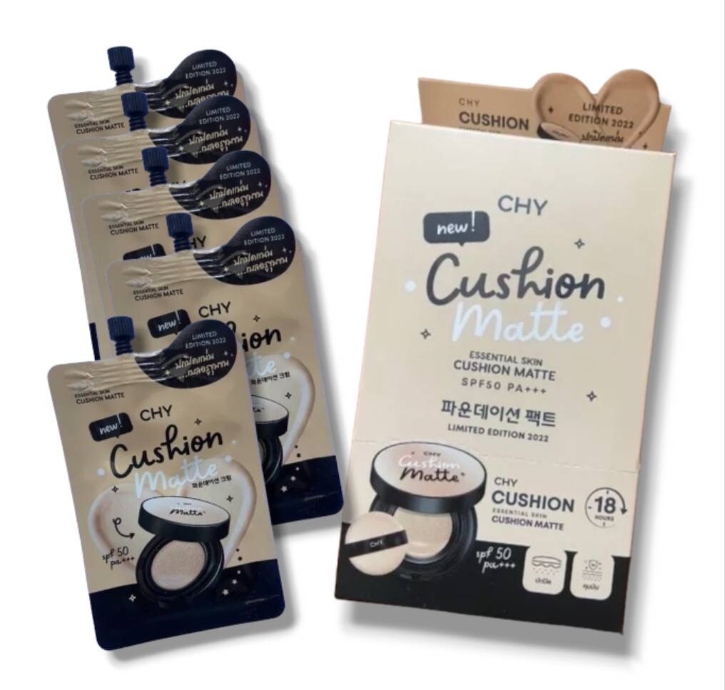 7gx5sachets Chy Hoyeon Cushion Matte Foundation Coverage Innovative Cream SPF PA