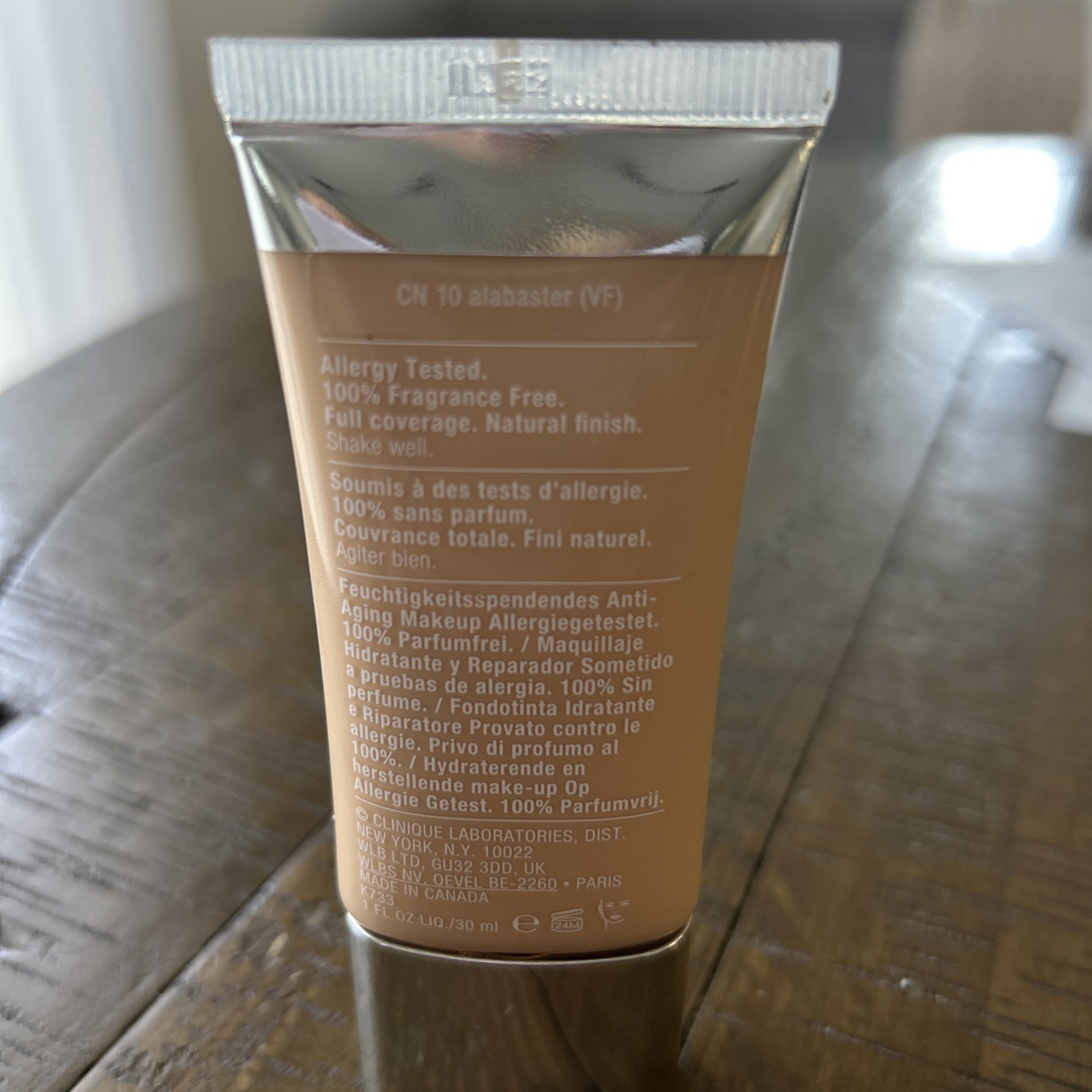 Clinique Even Better Refresh Makeup ~CN 10 ALABASTER (VF) ~ 1 oz / 30 ml