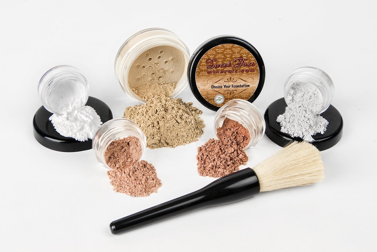 FOUNDATION KIT, ORIGINAL FAIRLY LIGHT MAKEUP (6-PIECE STARTER KIT)