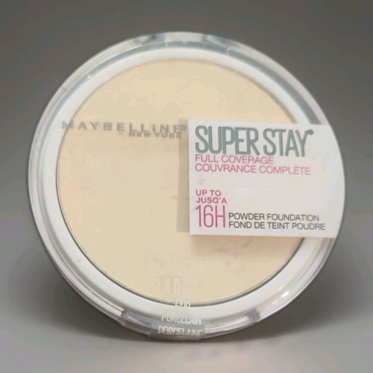 Maybelline Super stay Full Coverage Powder Foundation 102 Fair Porcelain NEW