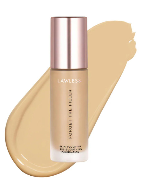 LAWLESS Forget The Filler Foundation 1 Fl Oz – Plumping, Line-Smoothing, Vegan
