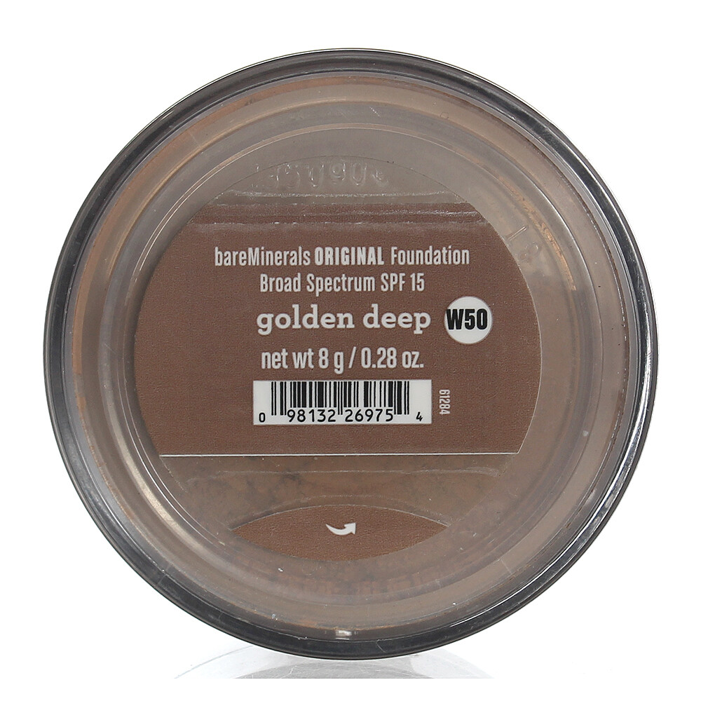 BareMinerals Original Foundation SPF 15 GOLDEN DEEP W50 0.28oz/8g