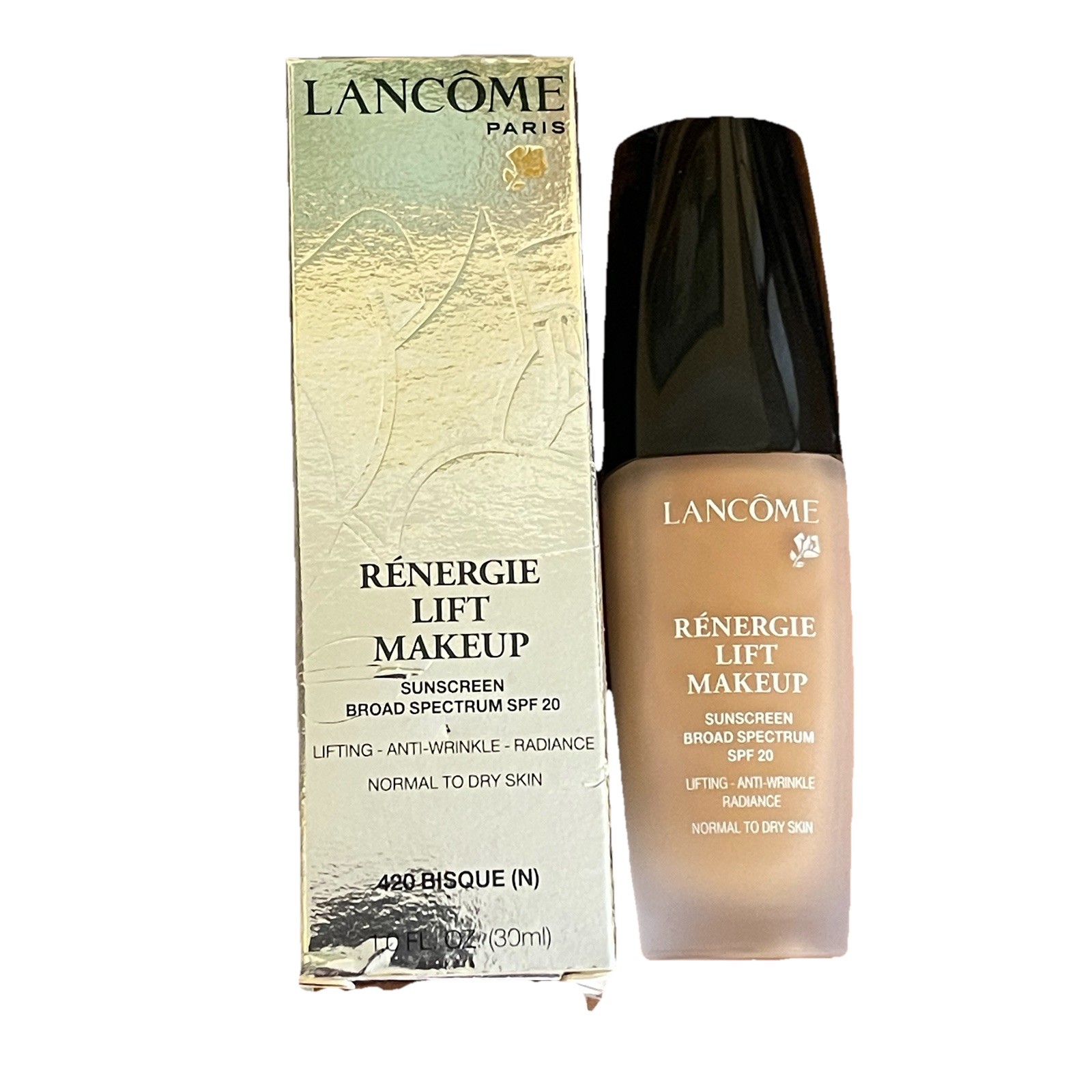 Lancome Renergie Lift Makeup 420 Bisque (N) Foundation Anti Wrinkle Radiance
