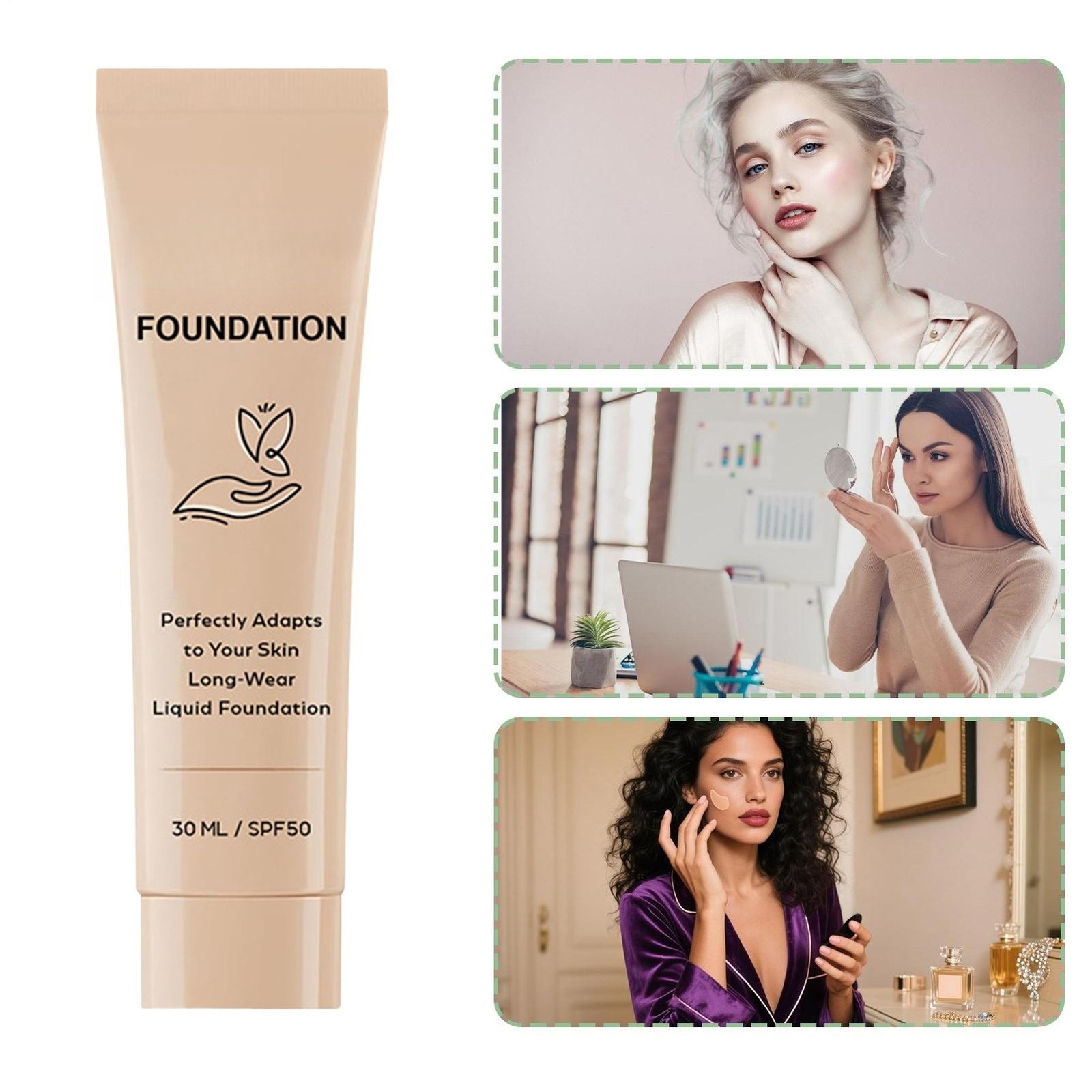Luxe Foundation Colour Changing SPF 50, Luxe Foundation For Mature Skin