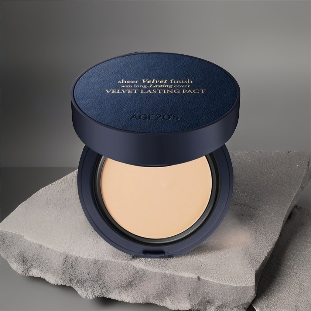 AGE 20’s Velvet Lasting Pact SPF50/PA++++ 14g + Refill 14g K-Beauty