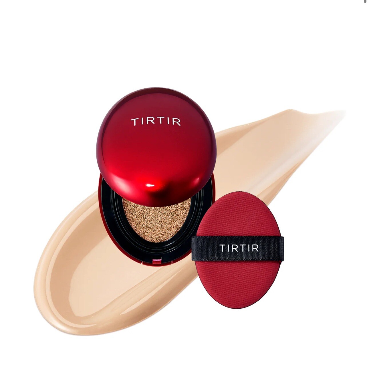 TIRTIR Mask Fit Red Cushion SPF 40 PA++ 18g Brightening Anti Wrinkle N23