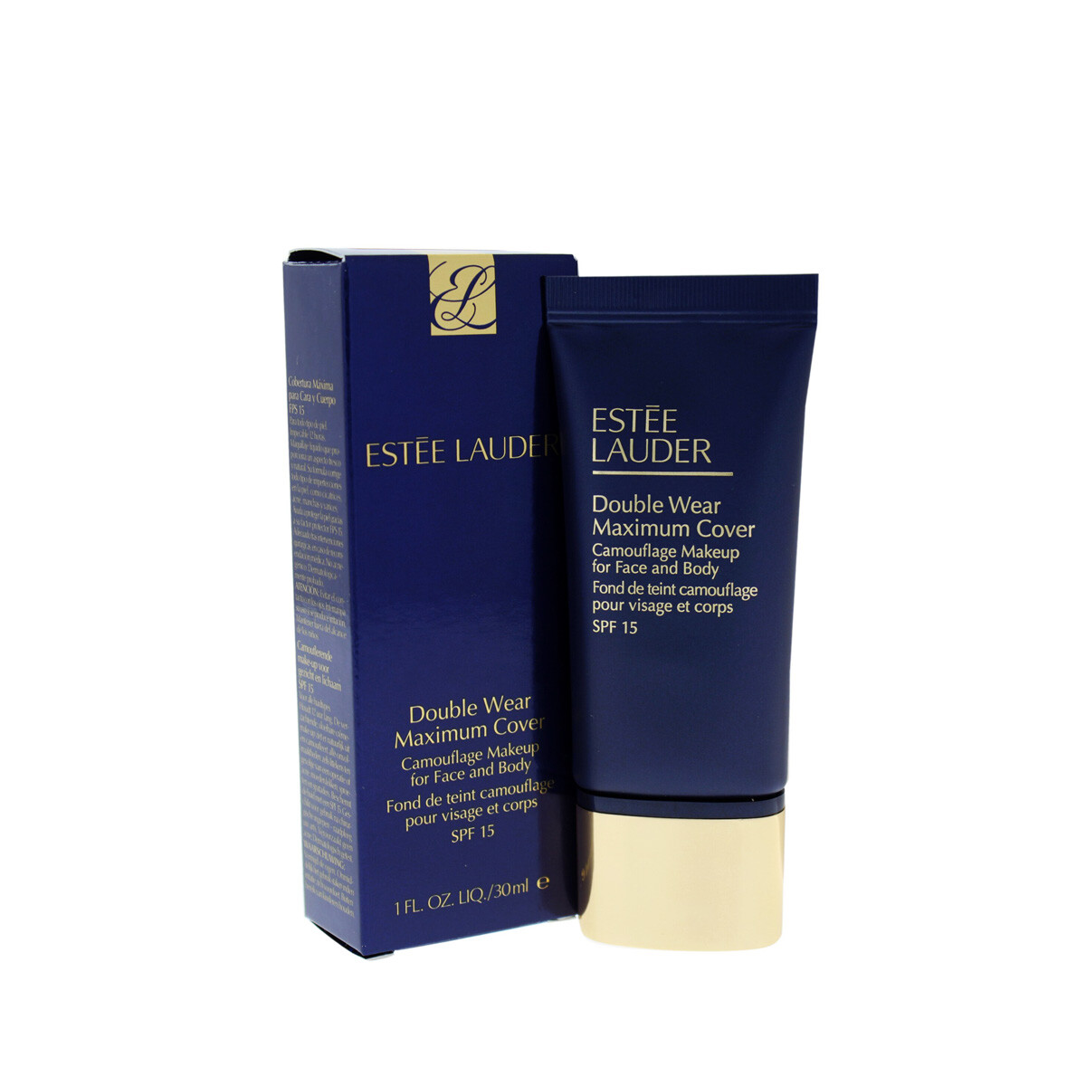 Estee Lauder Double Wear Maximum Cover Camouflage Makeup 5W2 RICH CARAMEL – 1 Oz