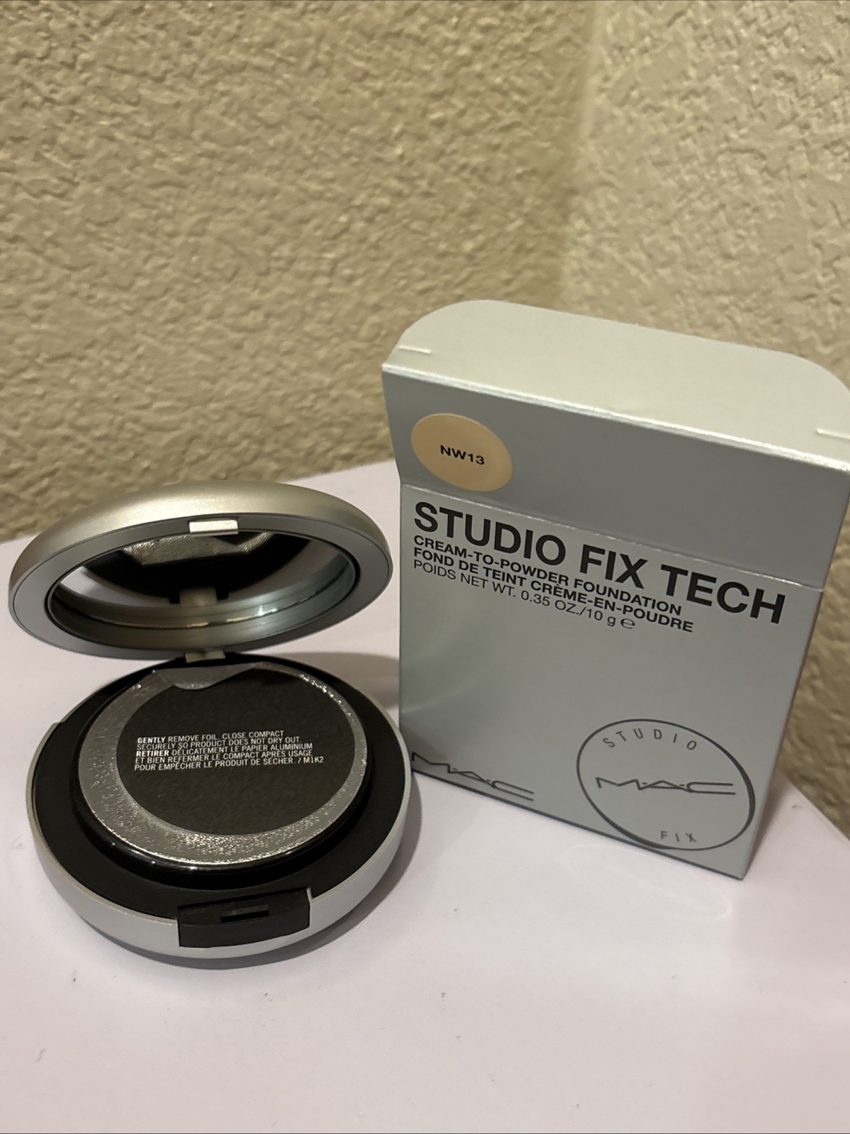 MAC Studio Fix Tech Cream-to-Powder Foundation NW 13 -0.35 oz /10 g -NEW in BOX