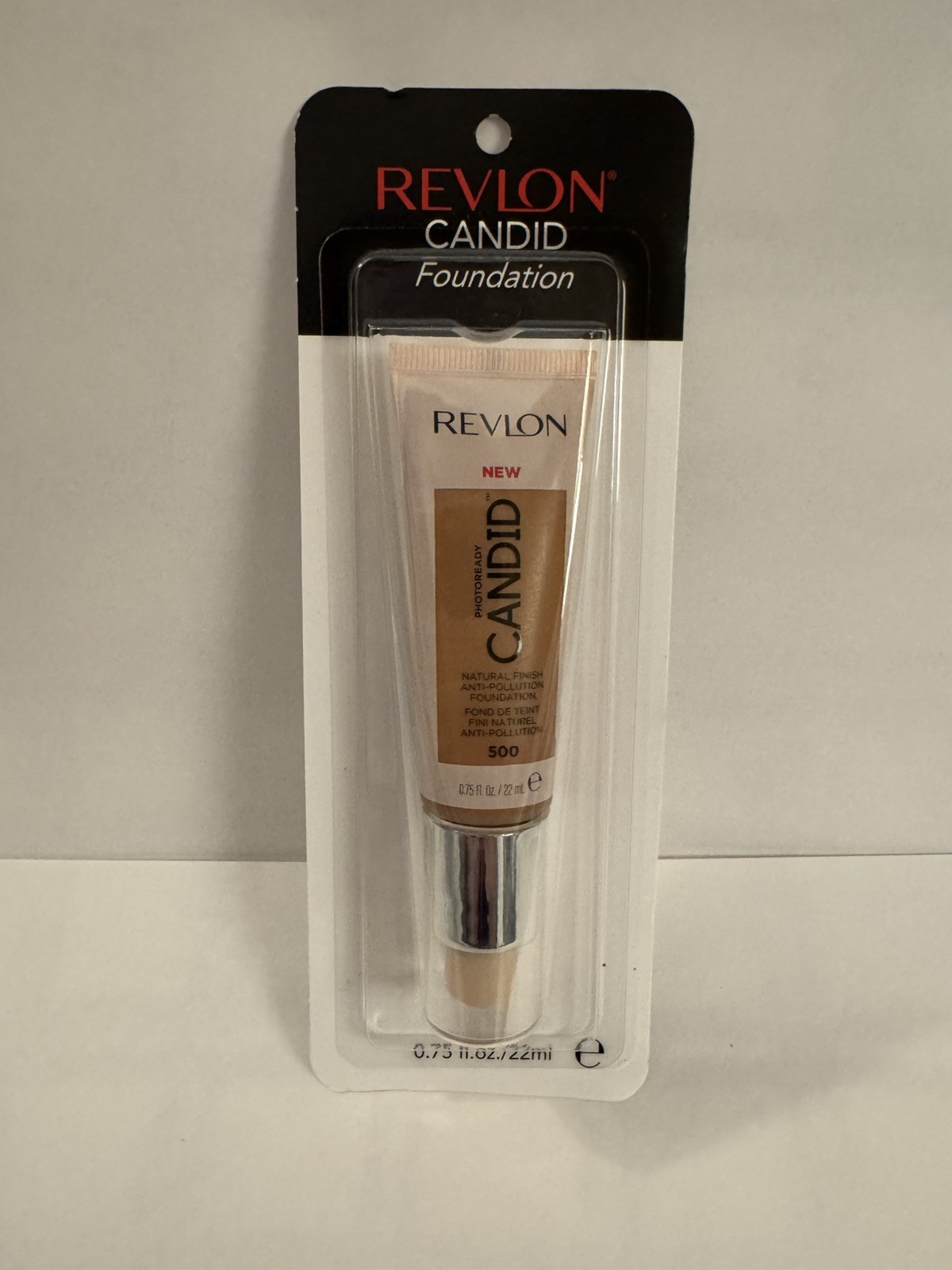 Revlon Photo Ready Candid Natural Finish Foundation Almond, 500, 0.75 fl oz