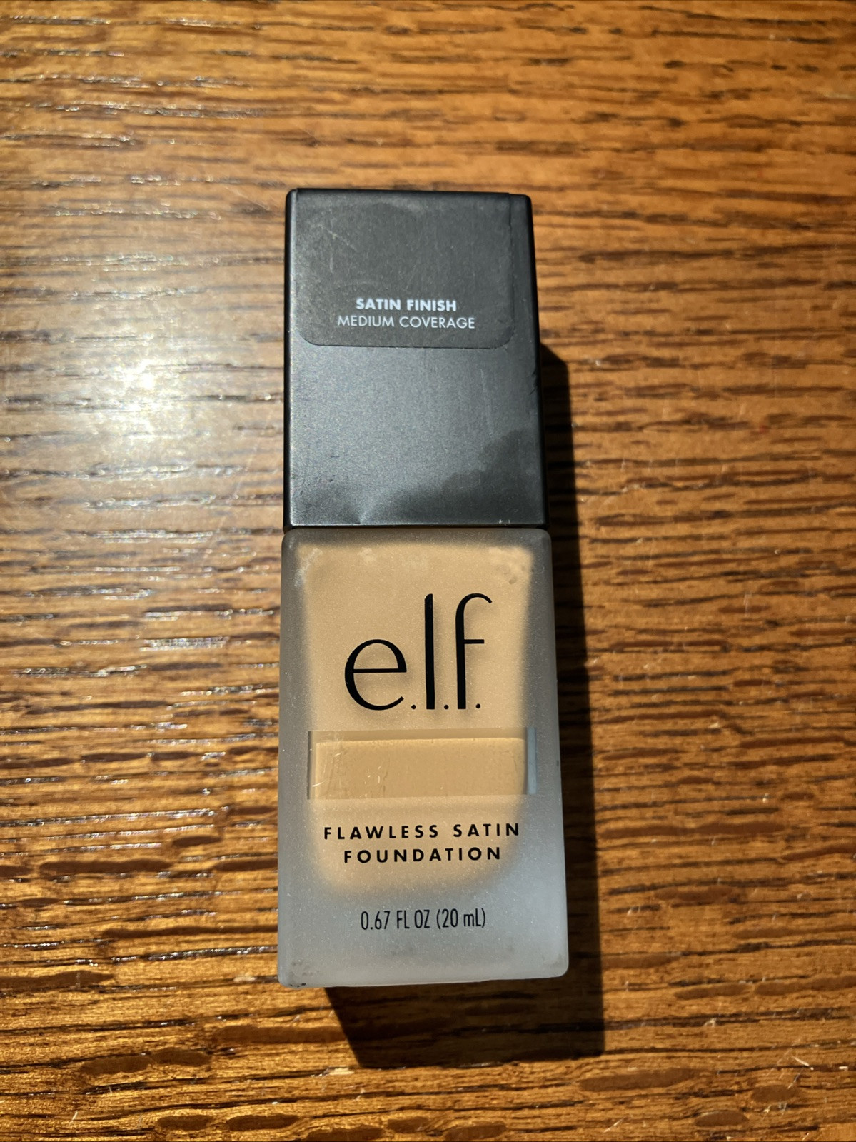 e.l.f. Flawless Satin Foundation, Med Coverage, Semi-Matte, Vegan, Honey