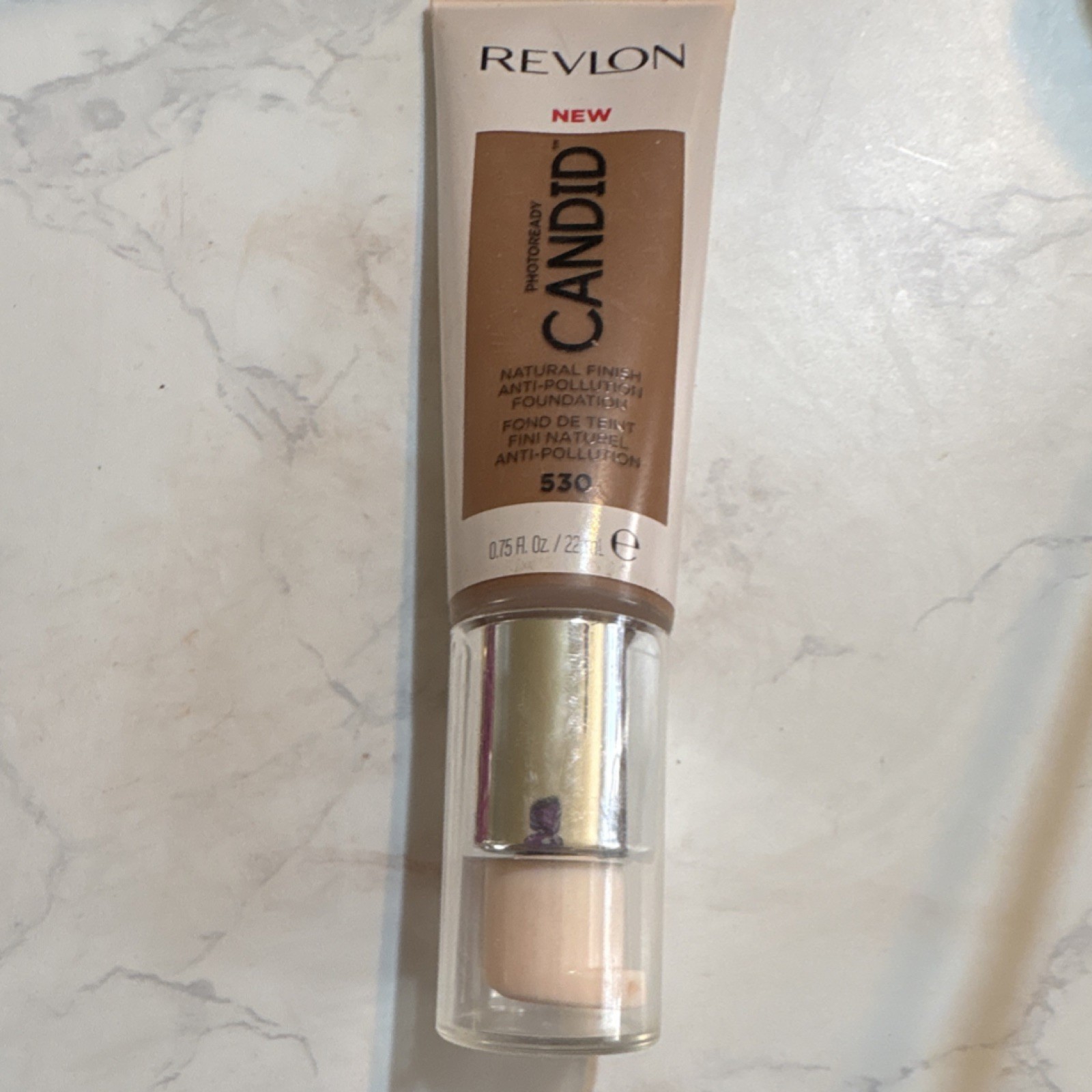 Revlon PhotoReady Candid Foundation Anti-Pollution 530 Pecan Natural 0.75 fl oz
