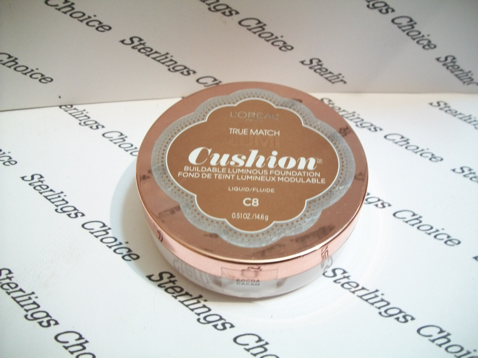 Loreal True Match Lumi Cushion Buildable Luminous Foundation #C8 Cocoa