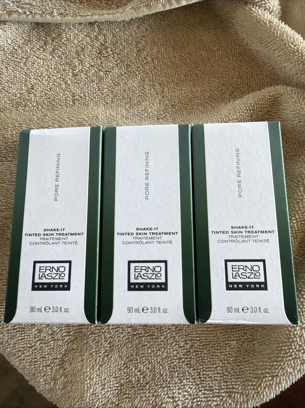 3 Erno Laszlo Shake-It Tinted Skin Treatment Deep 3 oz NEW Sealed Pore Refining