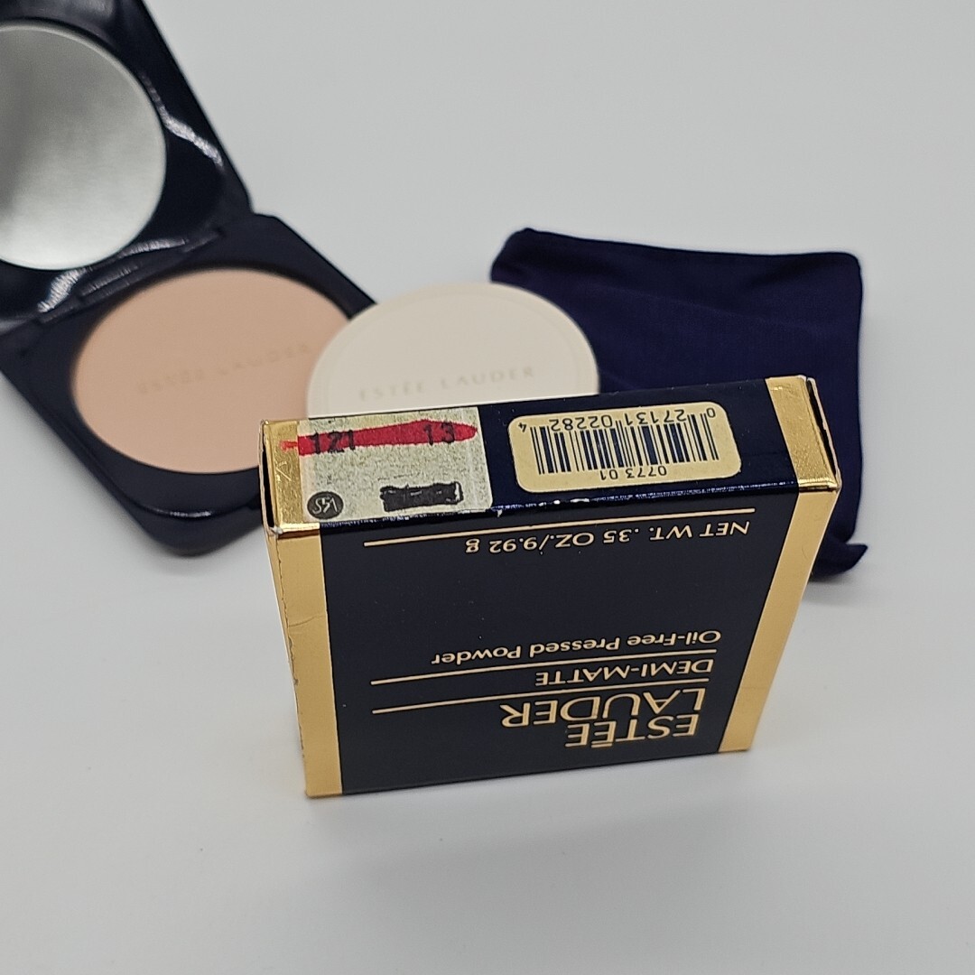 Estee Lauder Demi-Matte Pressed Powder Foundation Champagne Beige-01 0.35 OZ