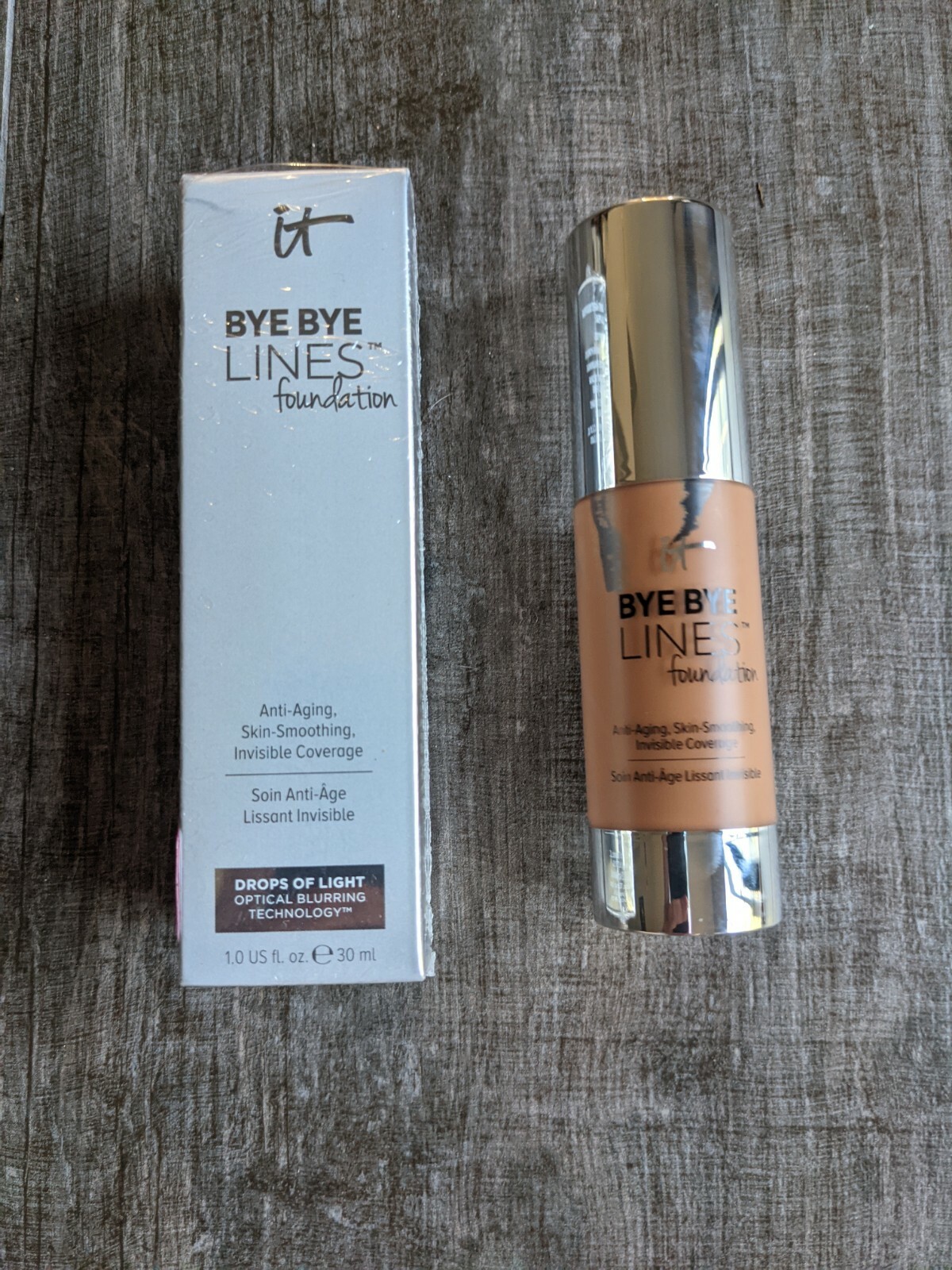 NIB Sealed IT Cosmetics Bye Bye Lines Foundation Deep Anti-Aging