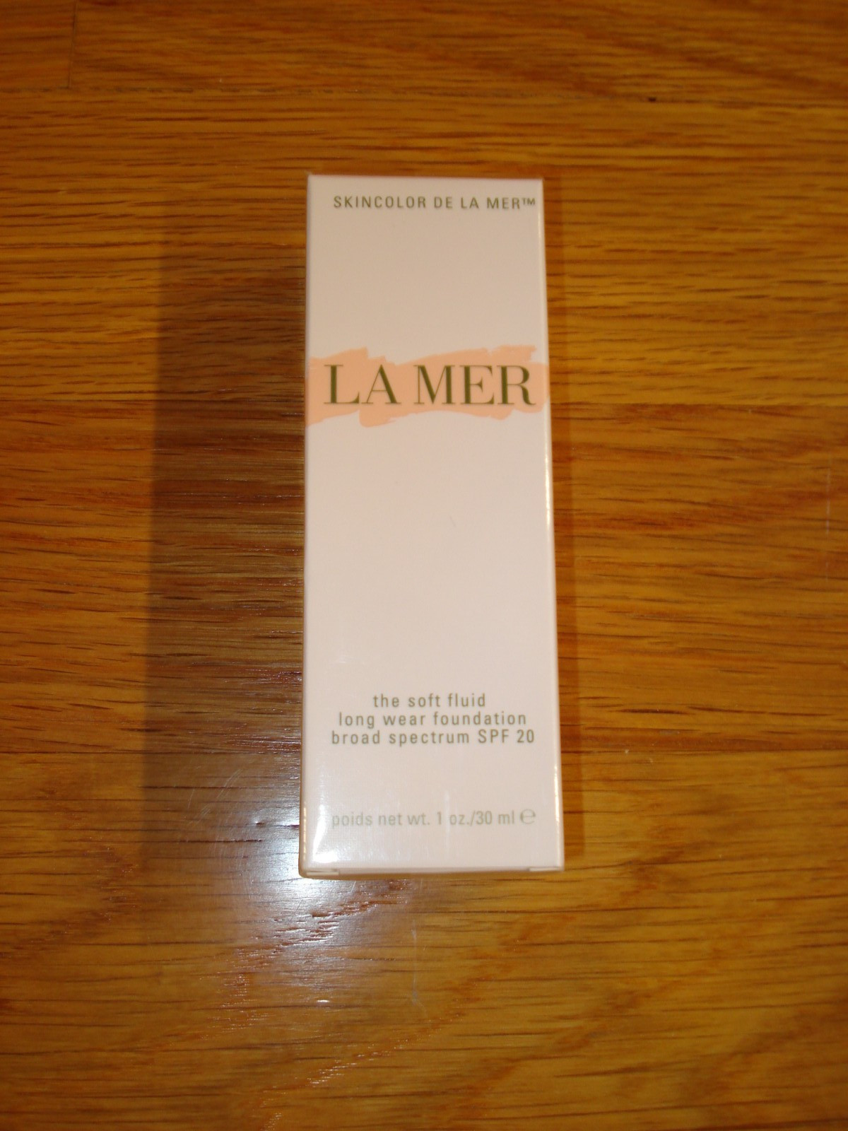 LA MER 120 IVORY SOFT FLUID LONG WEAR FOUNDATION SPF20 30ml-FACTORY SEALED