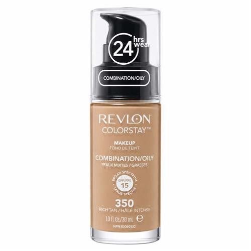 Revlon ColorStay 24HR Longwear Makeup Foundation C/O Skin 350 Rich Tan 1oz
