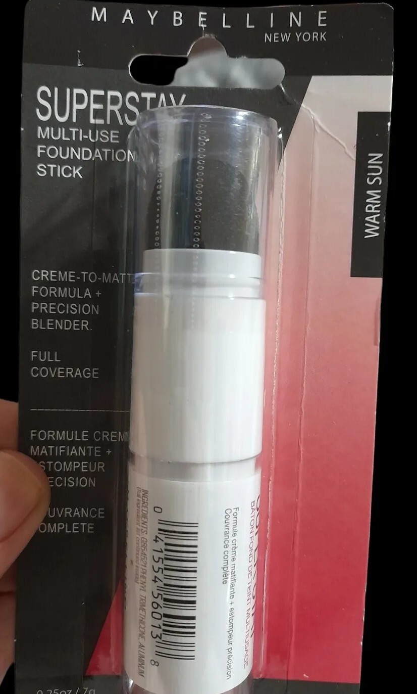 MAYBELLINE Super Stay Multi-Use Foundation Stick # 334 Warm Sun Full Coverage.