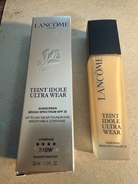 Lancome Teint Idole Ultra Wear Foundation SPF 25 340W NIB 30ml 1.0 oz Exp 07/27