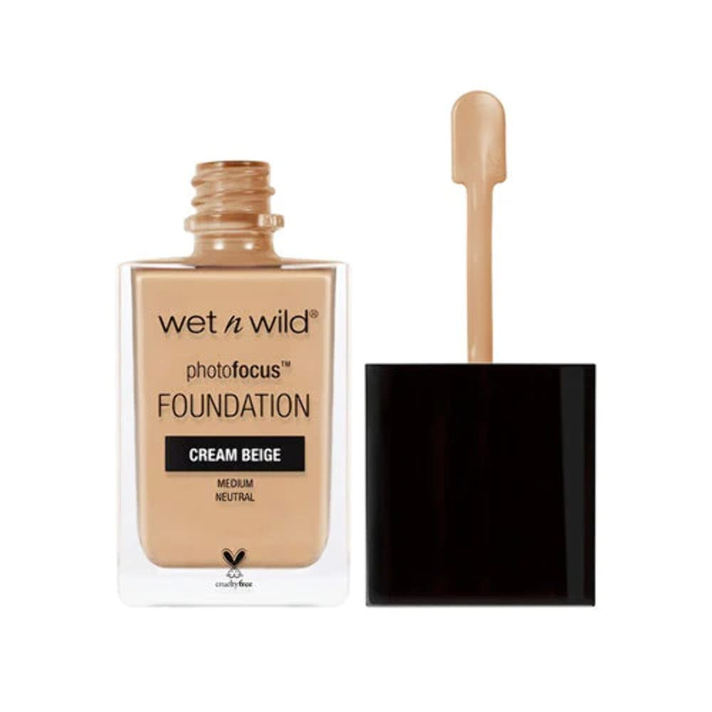Photo Focus Matte Liquid Foundation Cream Beige, Vegan & Cruelty-Free