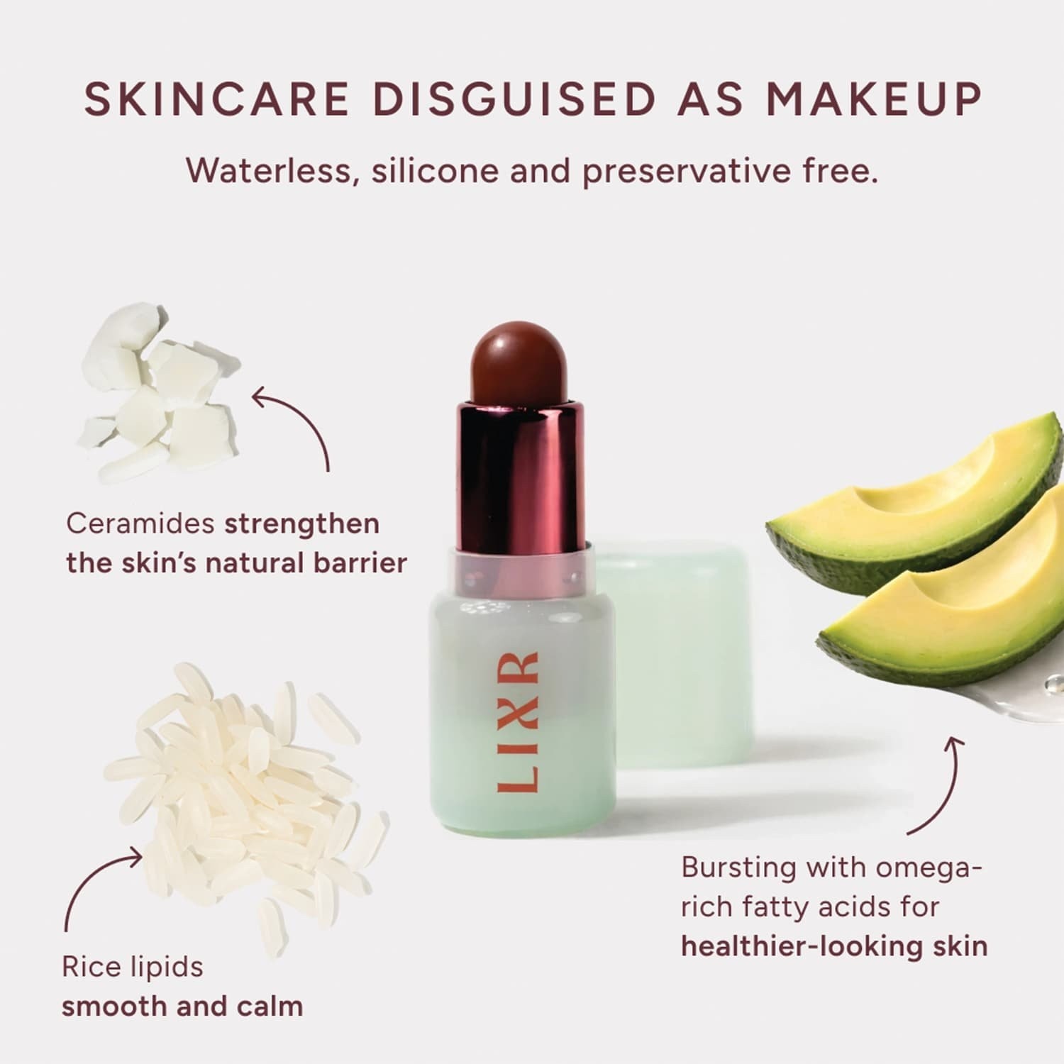 LIXR Beauty Authentic Concealer & Foundation Stick 28 Colors 0.15 oz / 5.2 g