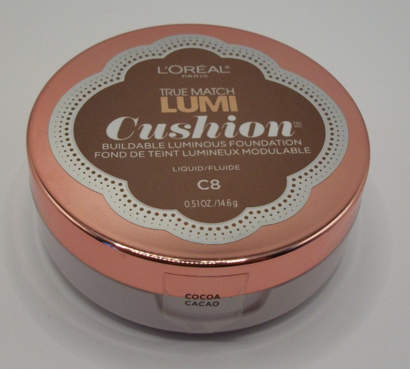 Loreal True Match Lumi Cushion Luminous Buildable Foundation C8 Cocoa Sealed