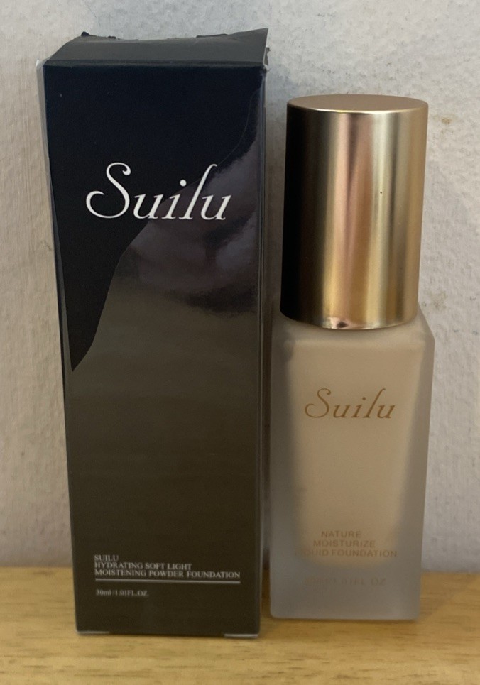 Suilu Hydrating Soft Light Moisturizing Powder Foundation 1.01oz 30ml Exp 11/27