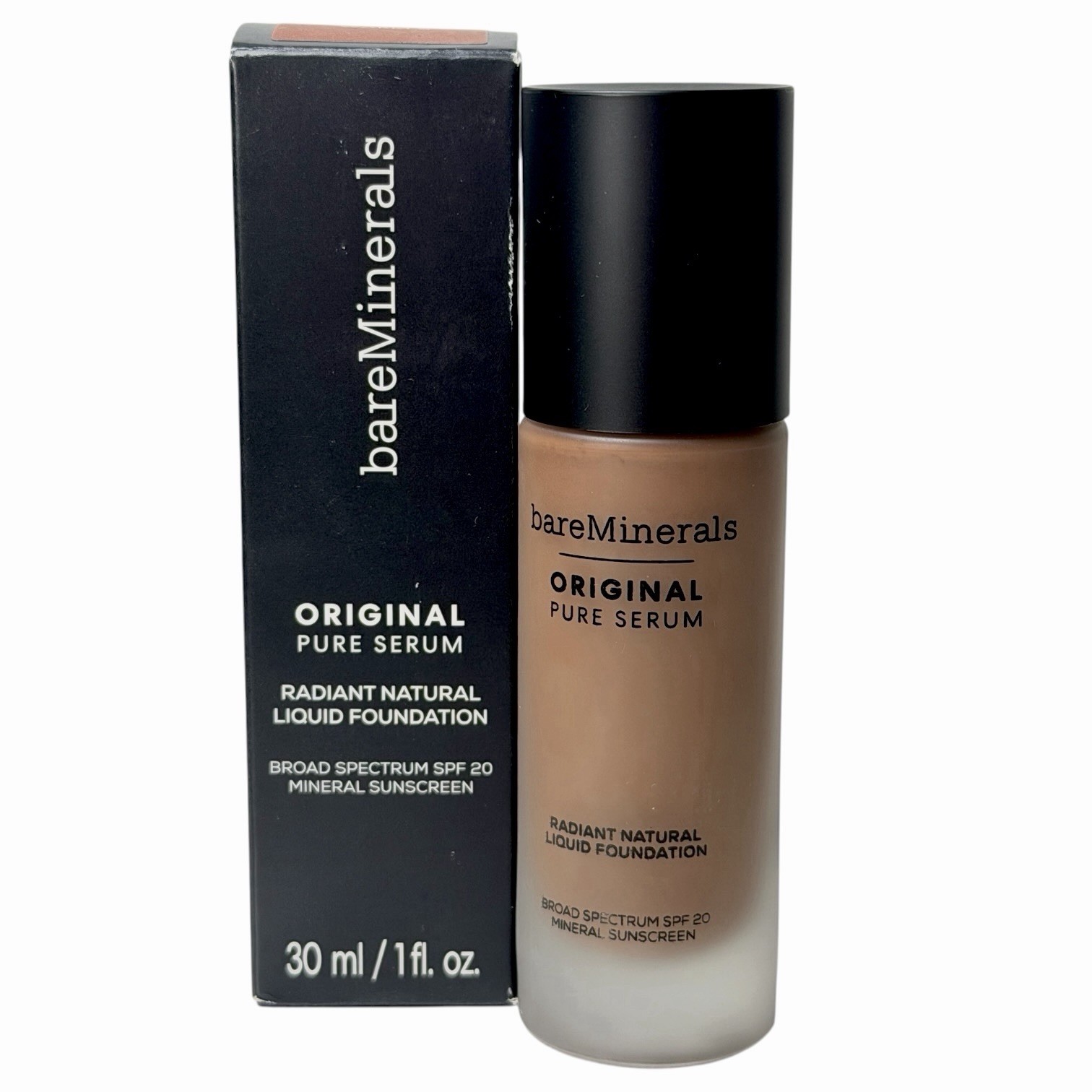 bareMinerals Original Pure Serum Liquid Foundation – DEEP WARM 6- 1 fl oz NIB