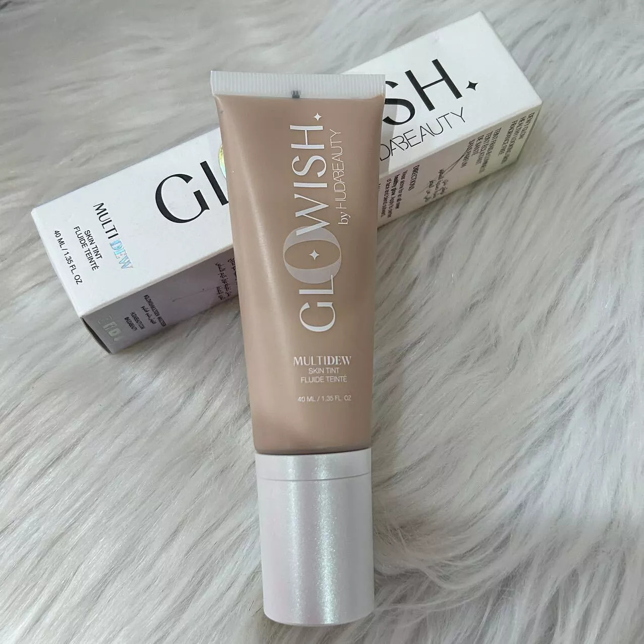 GloWish by Huda Beauty Multi Dew Skin Tint Pick Shade-Full Size-1.35 oz-New, Box
