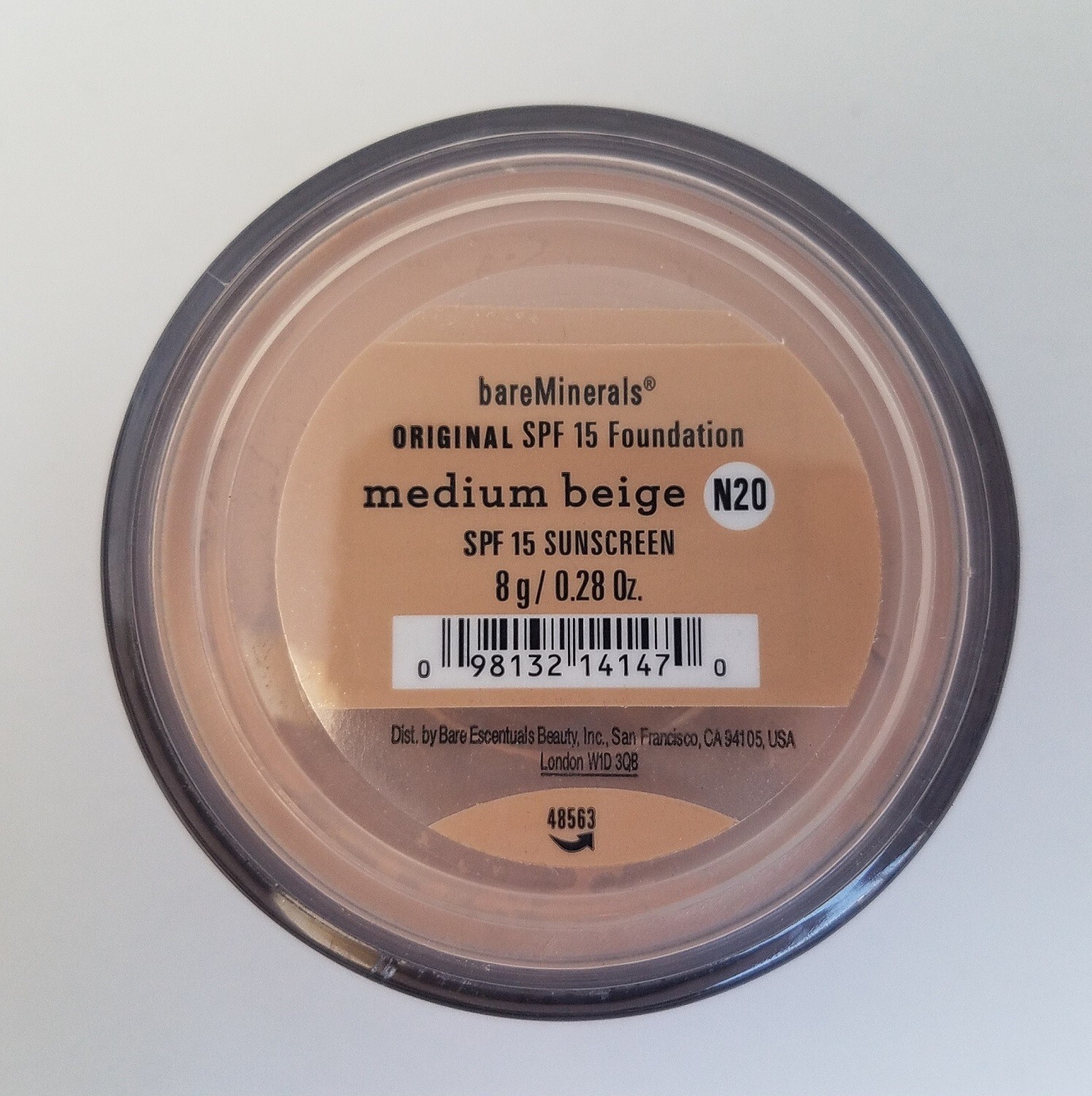 bareMinerals Original Medium Beige SPF 15 Loose Powder Foundation 8g/0.28 Oz.