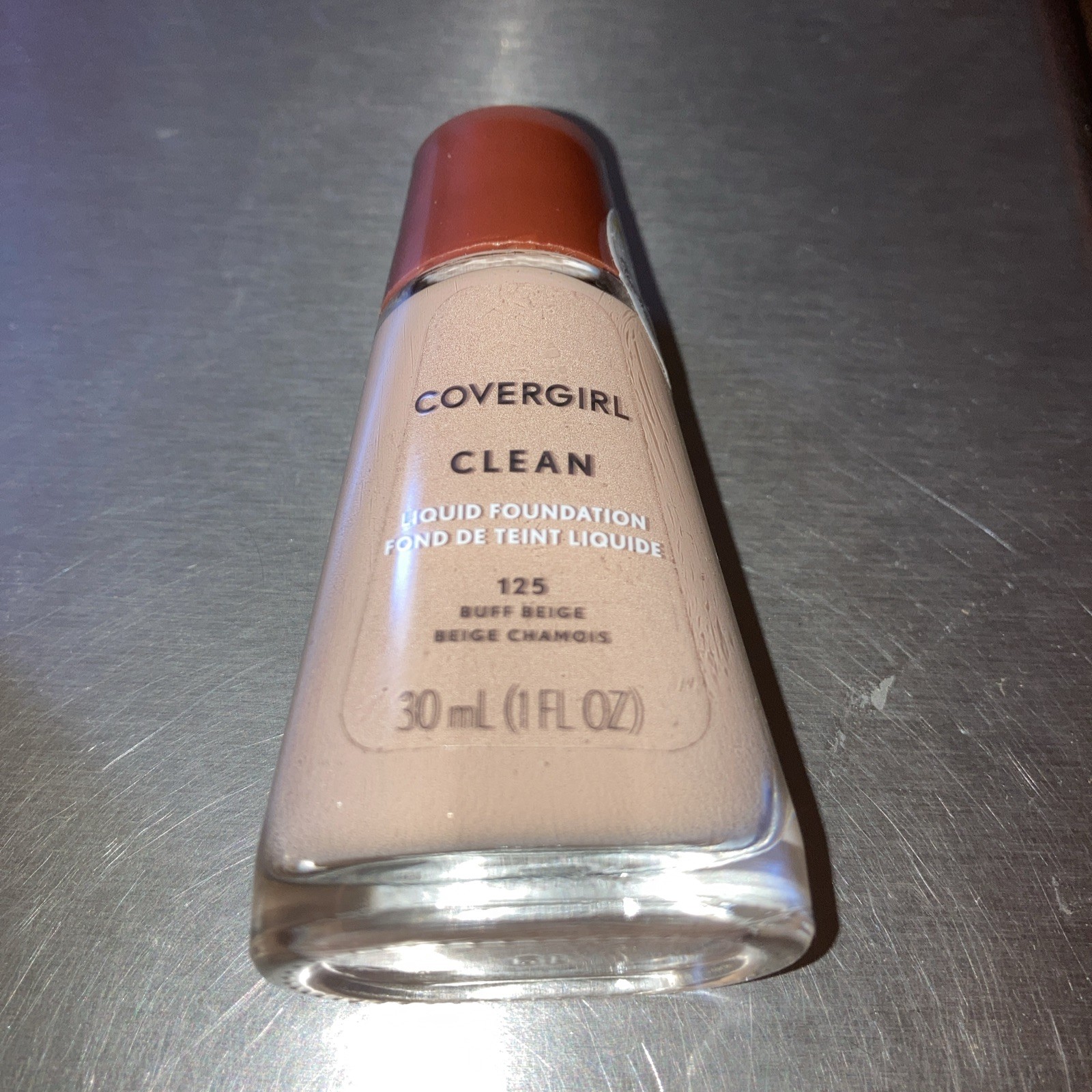 Covergirl Clean 125 Buff Beige Liquid Foundation Natural Lightweight