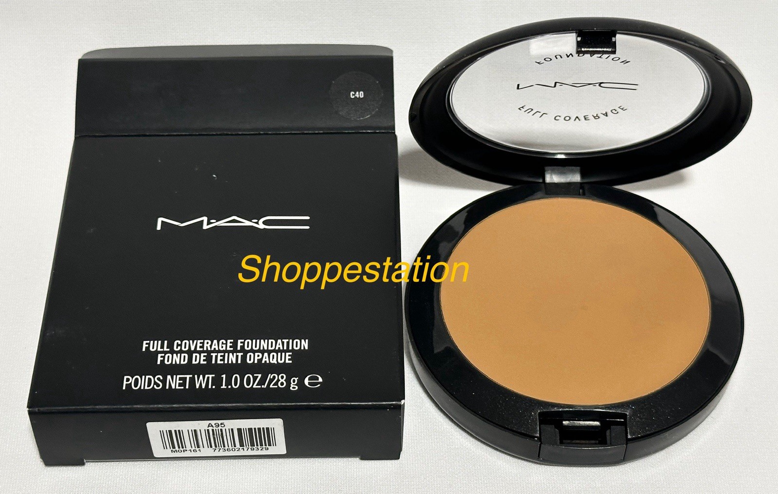 MAC Full Coverage Foundation Shade C40 Full Size 1oz / 28g New In Box
