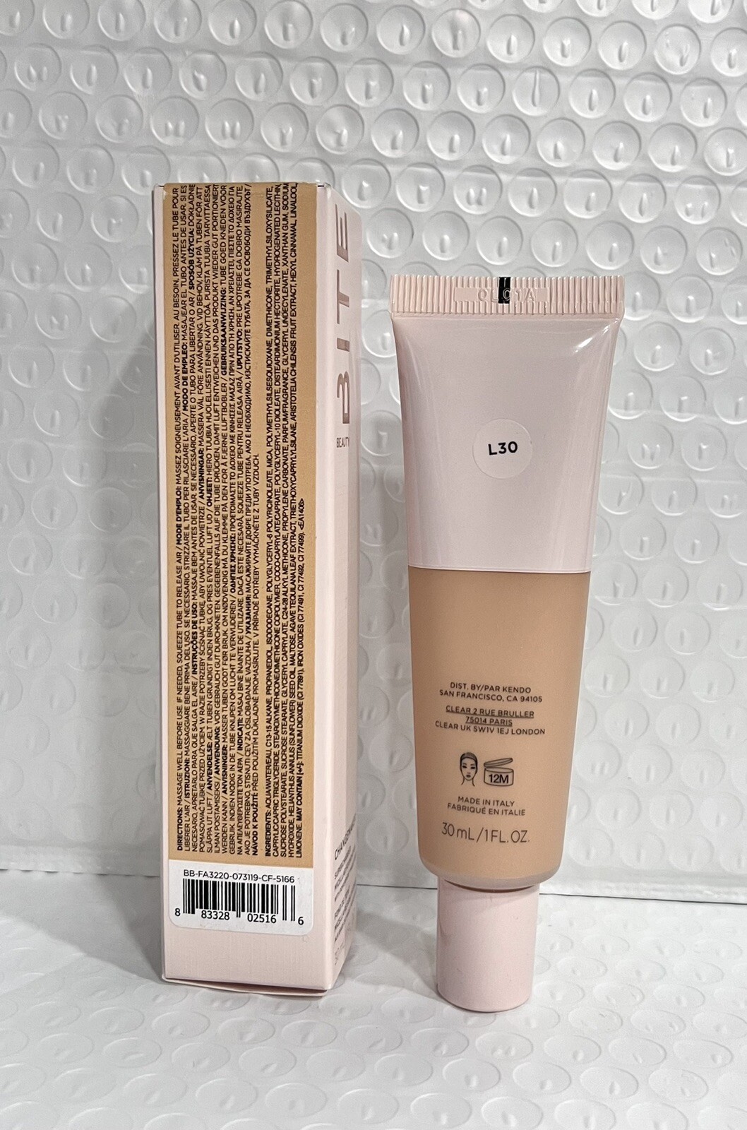 BITE Changemaker Supercharged Micellar Foundation L30 1oz New “Light Neutral”