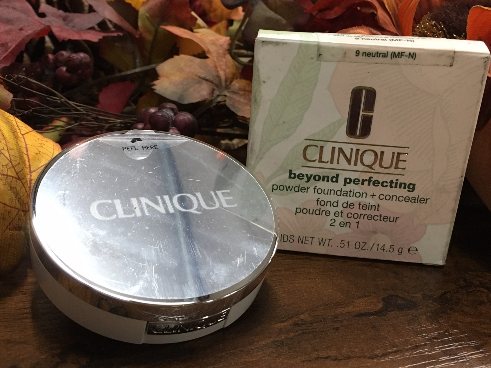 Clinique Beyond Perfecting Shade 9 powder foundation plus concealer