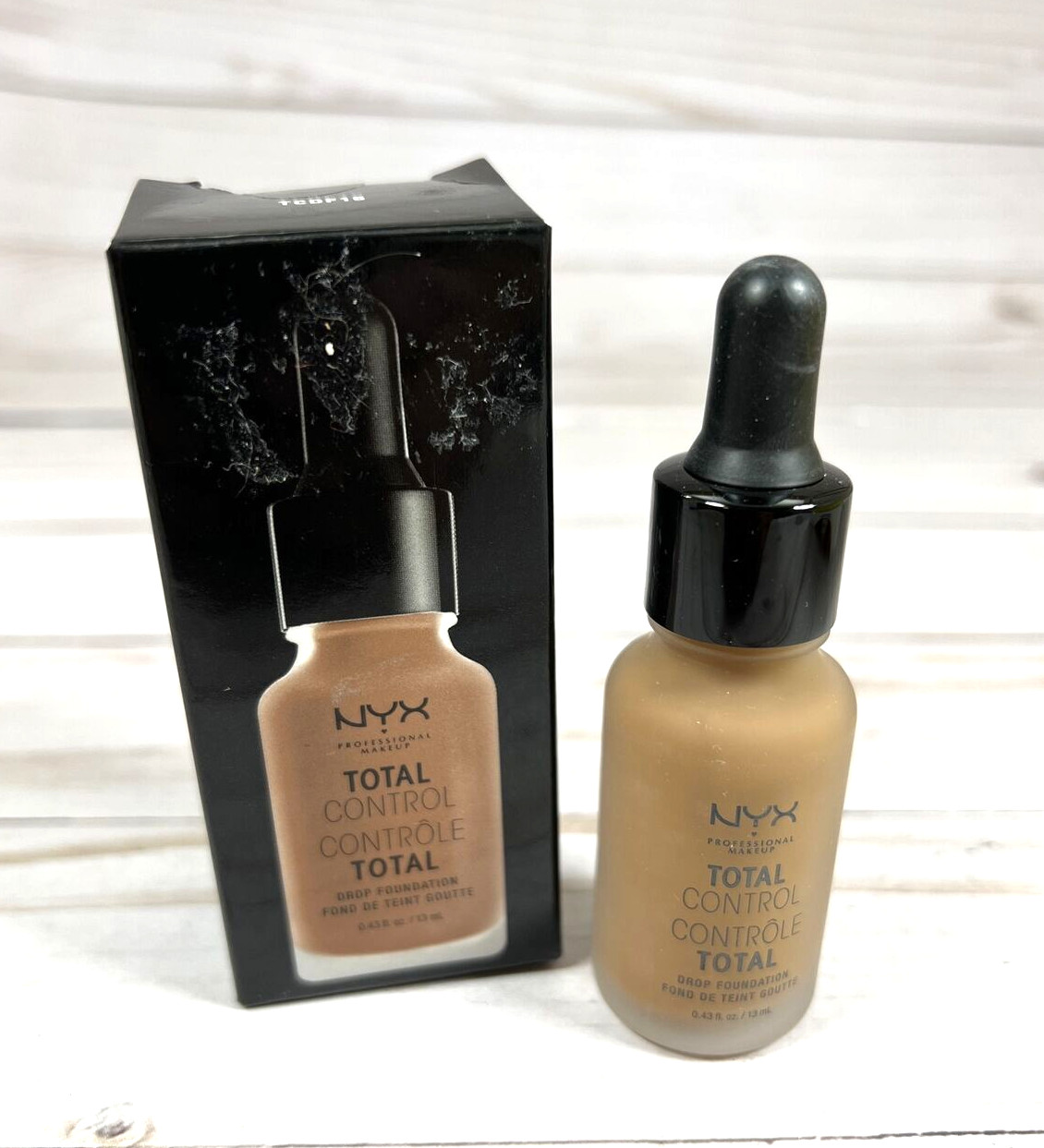 NYX Total Control Drop Foundation DEEP SABLE TCDF18 Make Up NEW