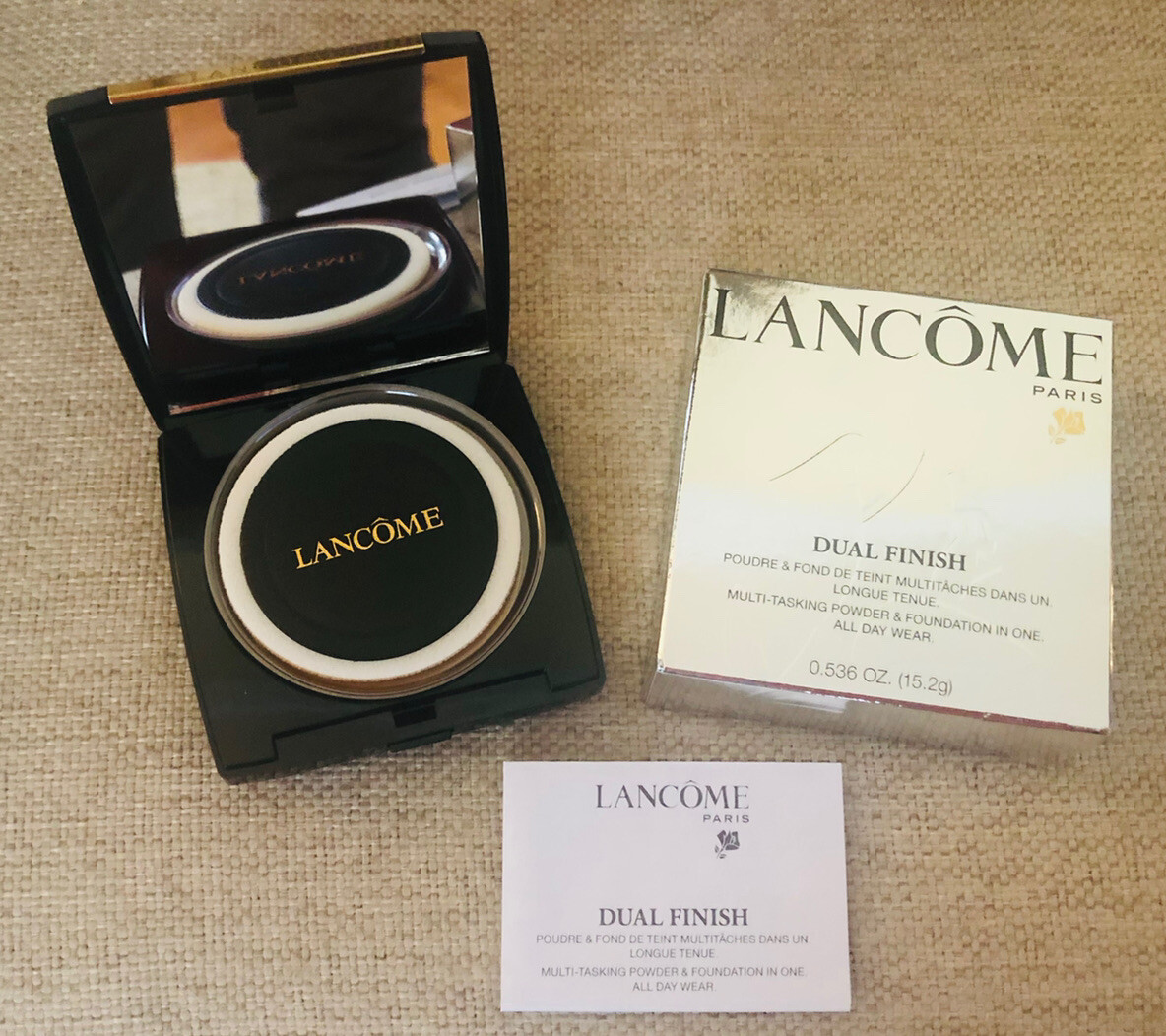 Lancome Paris Dual Finish Powder & Foundation in One Suede S40 – NEW
