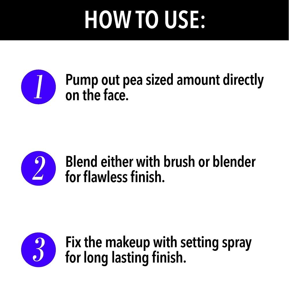 Blue Heaven Hyper Matte Foundation Vanilla Very Fair Pink, 30ml