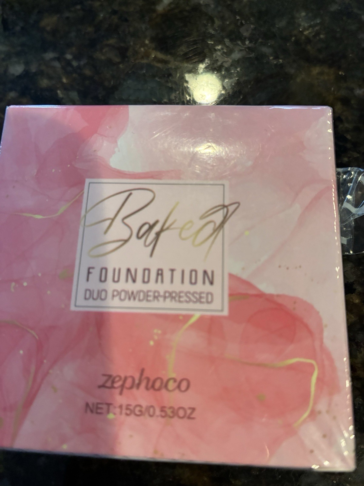New Zephoco Baked Foundation Duo Pressed Powder Medium Beige