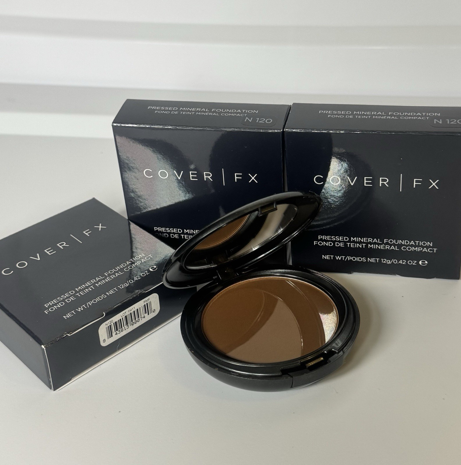 (Lot of 3) Cover FX Pressed Mineral Foundation – N120 – NEW in Box!
