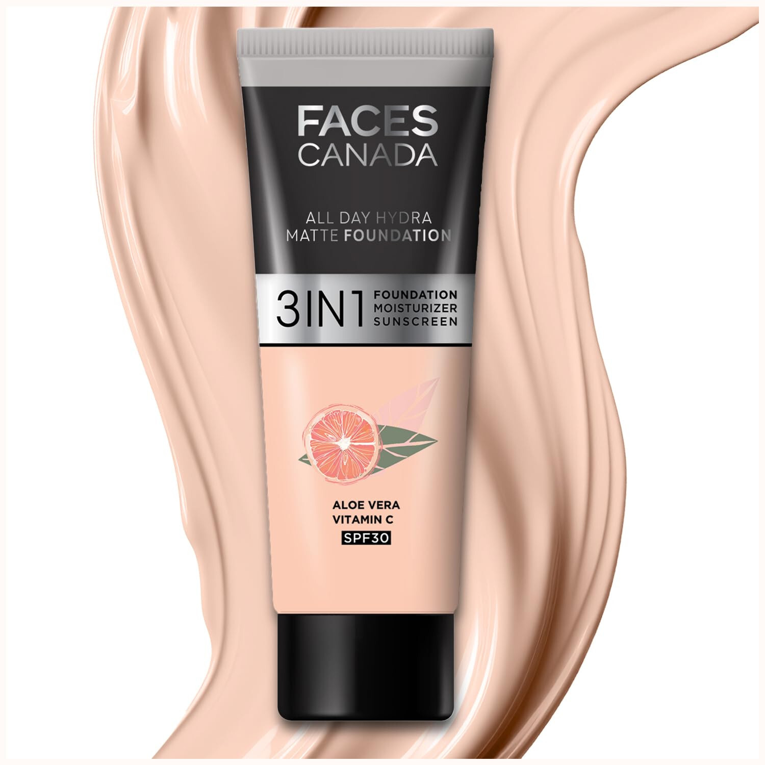 FACES CANADA All Day Hydra Matte Foundation Rose Ivory, 15ml
