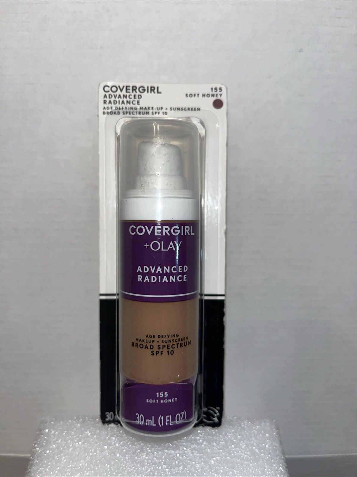 Covergirl, (Soft Honey 155) Radiance Age Makeup, Sunscreen SPF 10 Foundation