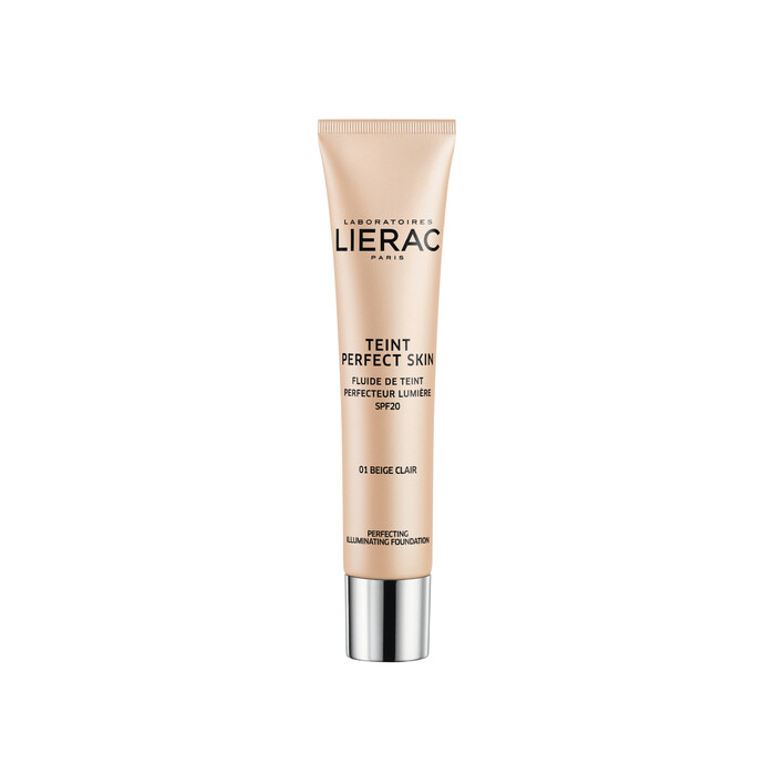 LIERAC Teint Perfect Skin Perfecting Illuminating Fluid SPF20 Make-Up 01 Clair