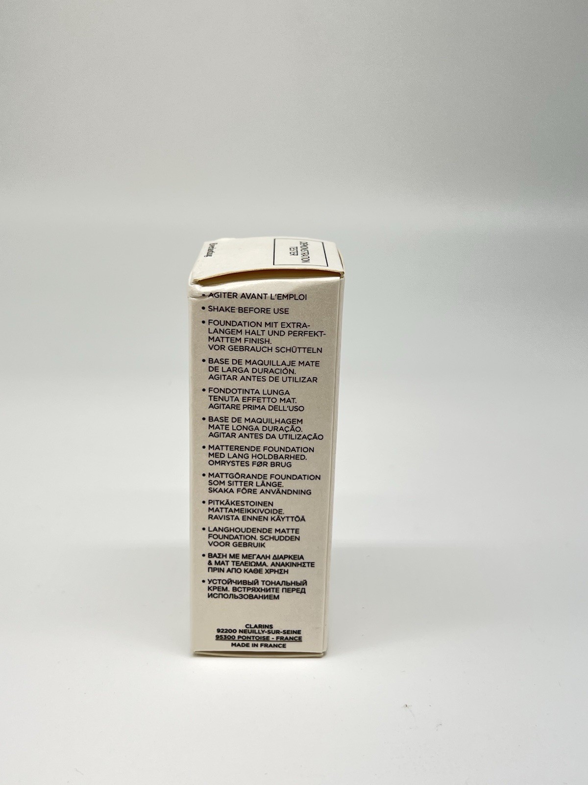 Clarins Everlasting Full Coverage Hydrating Foundation – 114.5W Sepia – 0.5 oz