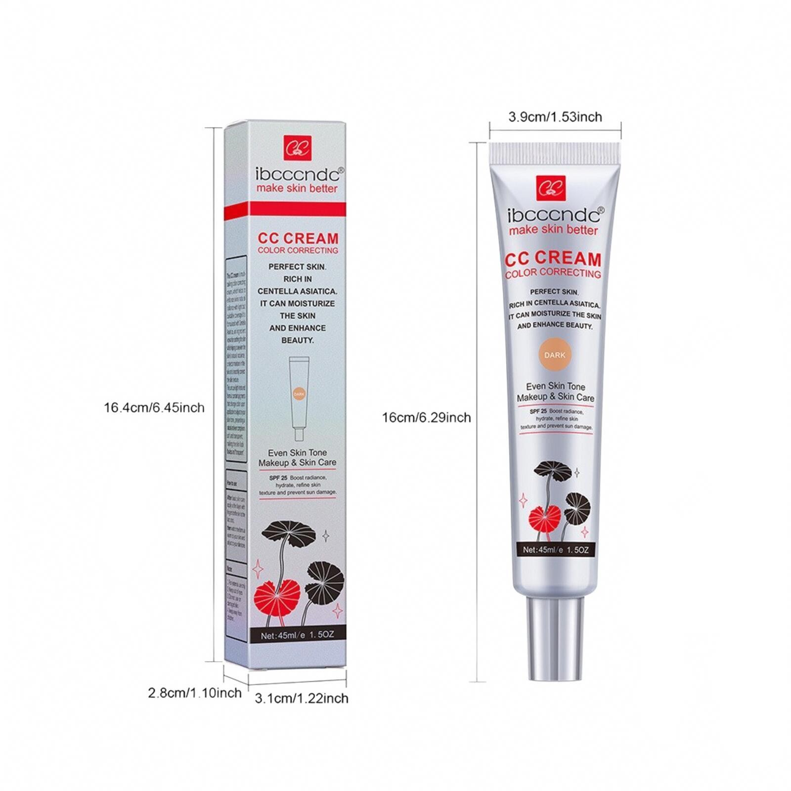 Highly Rated Moisturizing Correcting CC Cream – Light Shade, Long‑Lasting Base