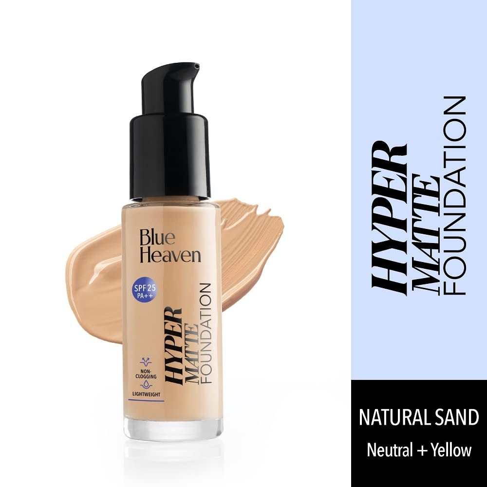 Blue Heaven Hyper Matte Foundation, 103 Natural Sand 30ml